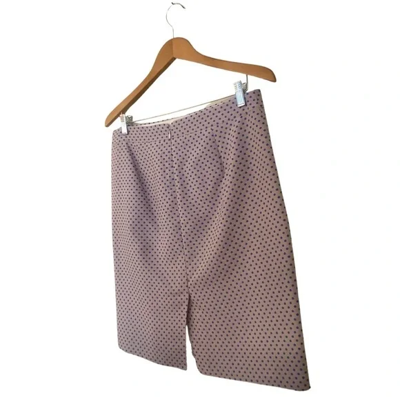 J. Crew | The Pencil Skirt in Royal Blue Polka Dot - Picture 5 of 14